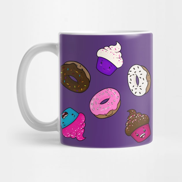 Kawaii Donuts and Cupcakes by Fun4theBrain